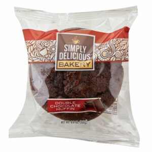 Simply Delicious Bakery Double Chocolate Muffin in Package